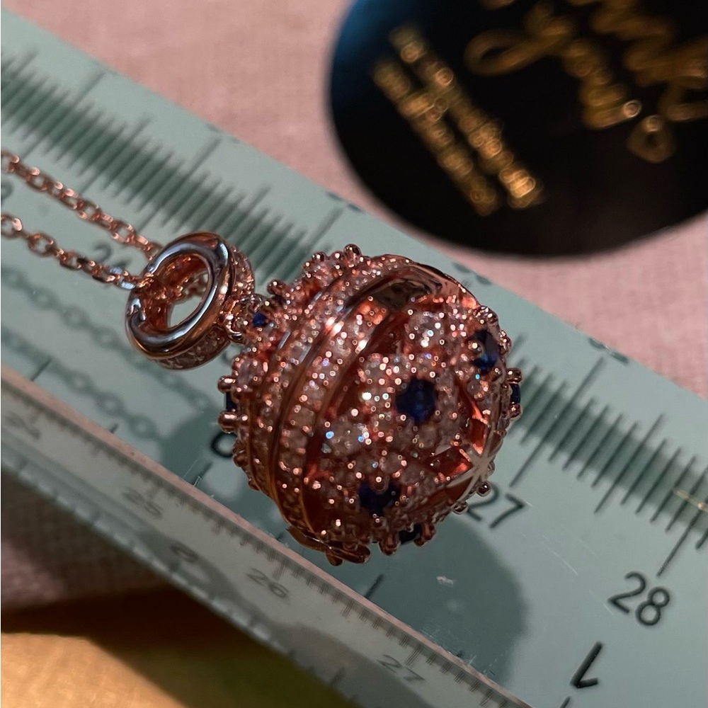 🎄Christmas Ornament Essential Oil Ball Necklace S925 🎁